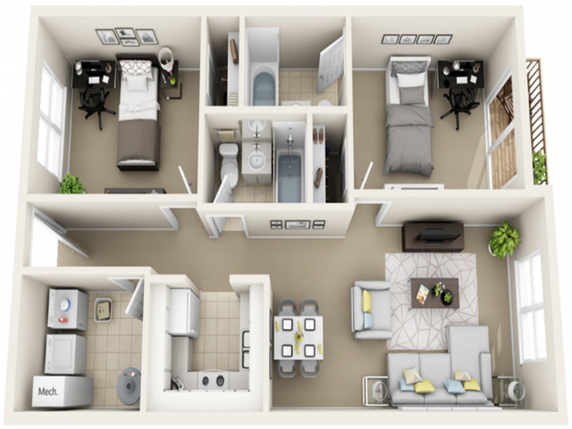 The Avenues A2 with Contemporary Finishes