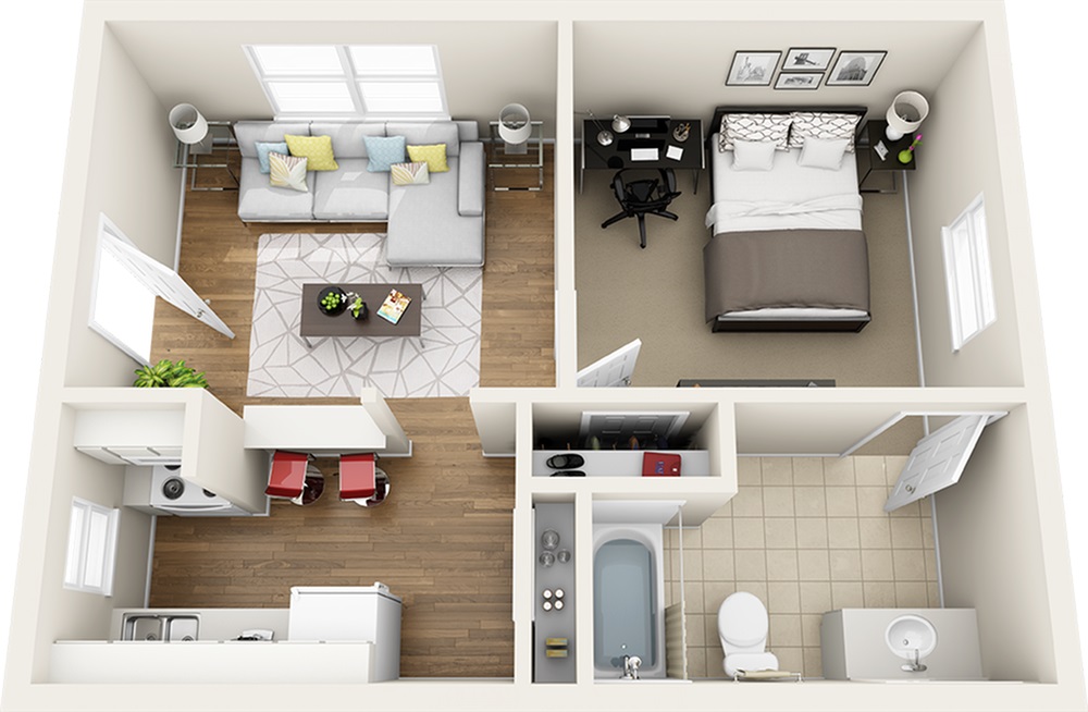 Sunset Square One Bedroom