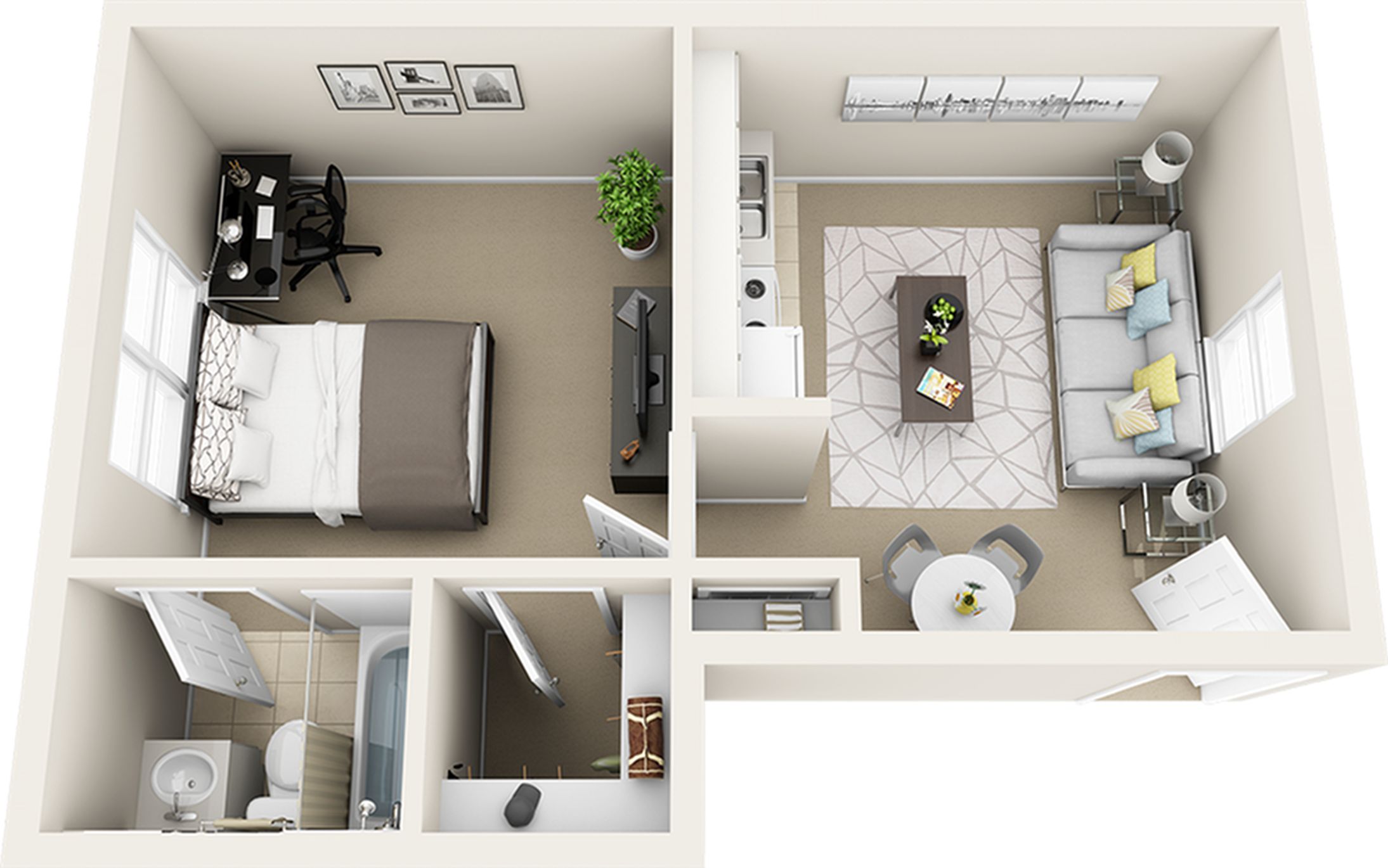 Central Place One Bedroom